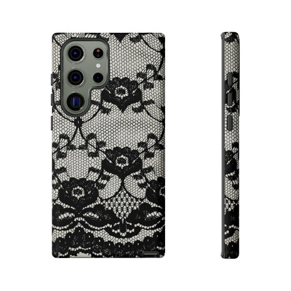 Lilrunge Gothic Flower - Protective Phone Case