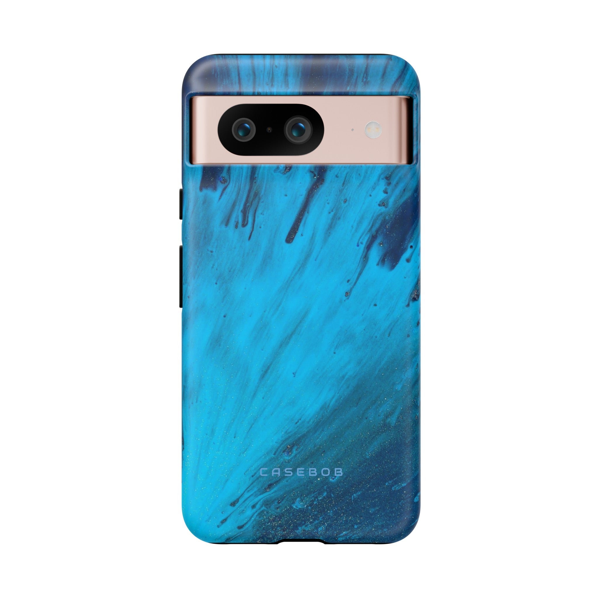 Light Blue Ink Art | Phone Case