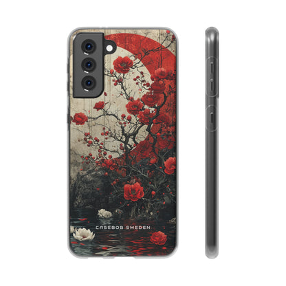 Zen Blossoms in Moonlight Samsung S21 - Flexi Phone Case