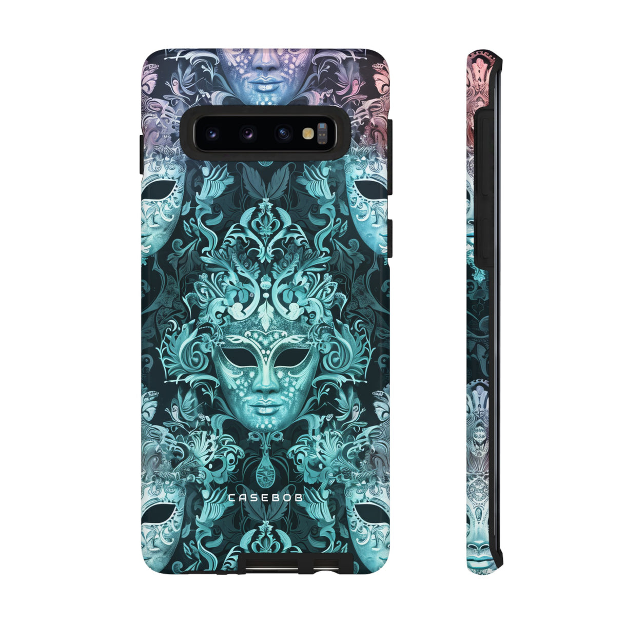 Venetian Mask Pastel Elegance - Protective Phone Case