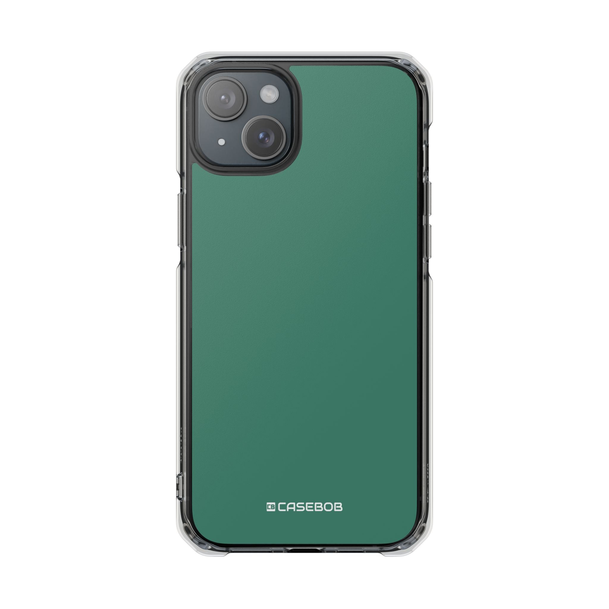 Viridian Green - Clear Impact Case for iPhone