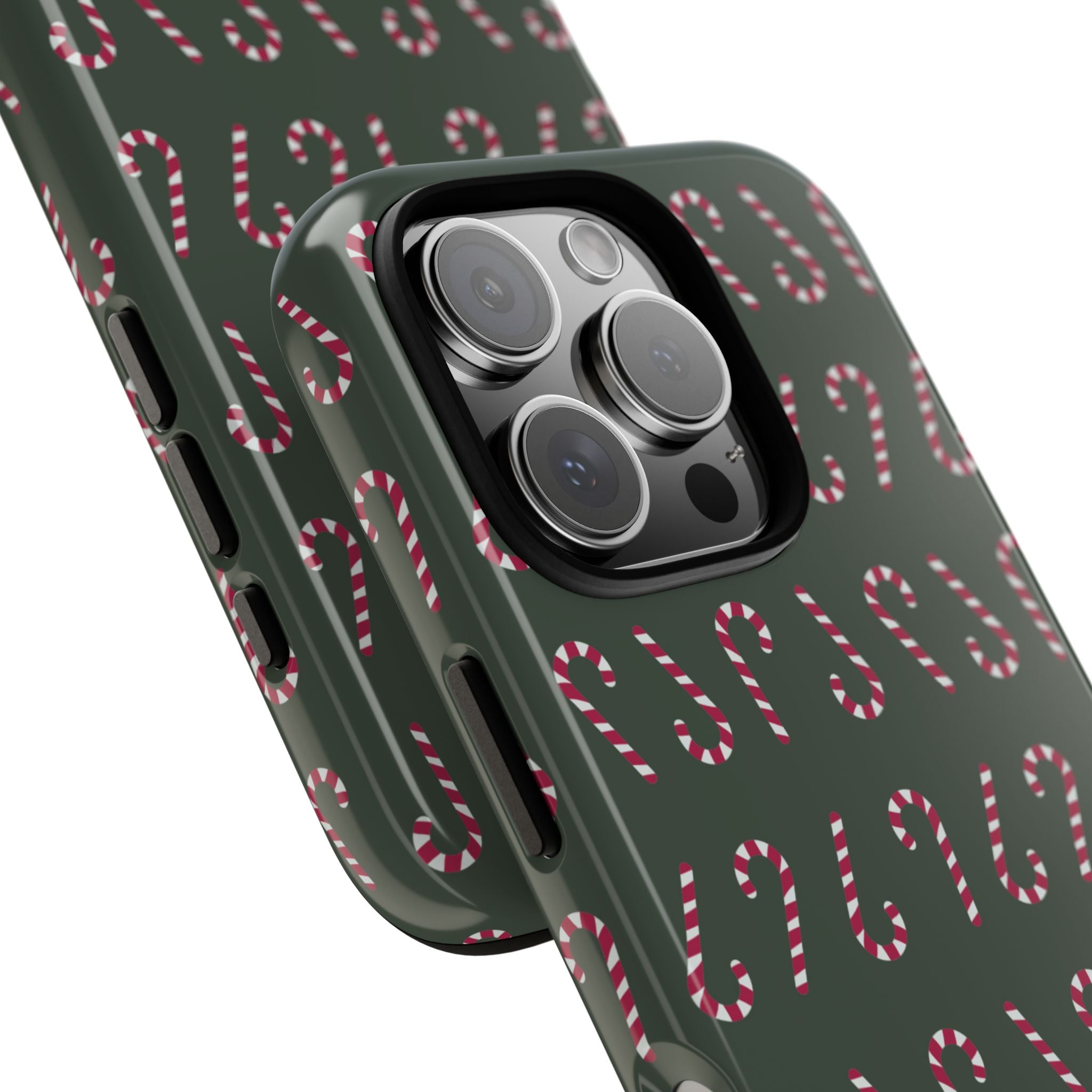 Candy Canes Aligned - iPhone Case