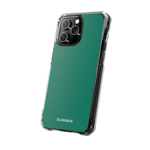 Generisches Viridian | Handyhülle für iPhone (Clear Impact Case – magnetisch) 