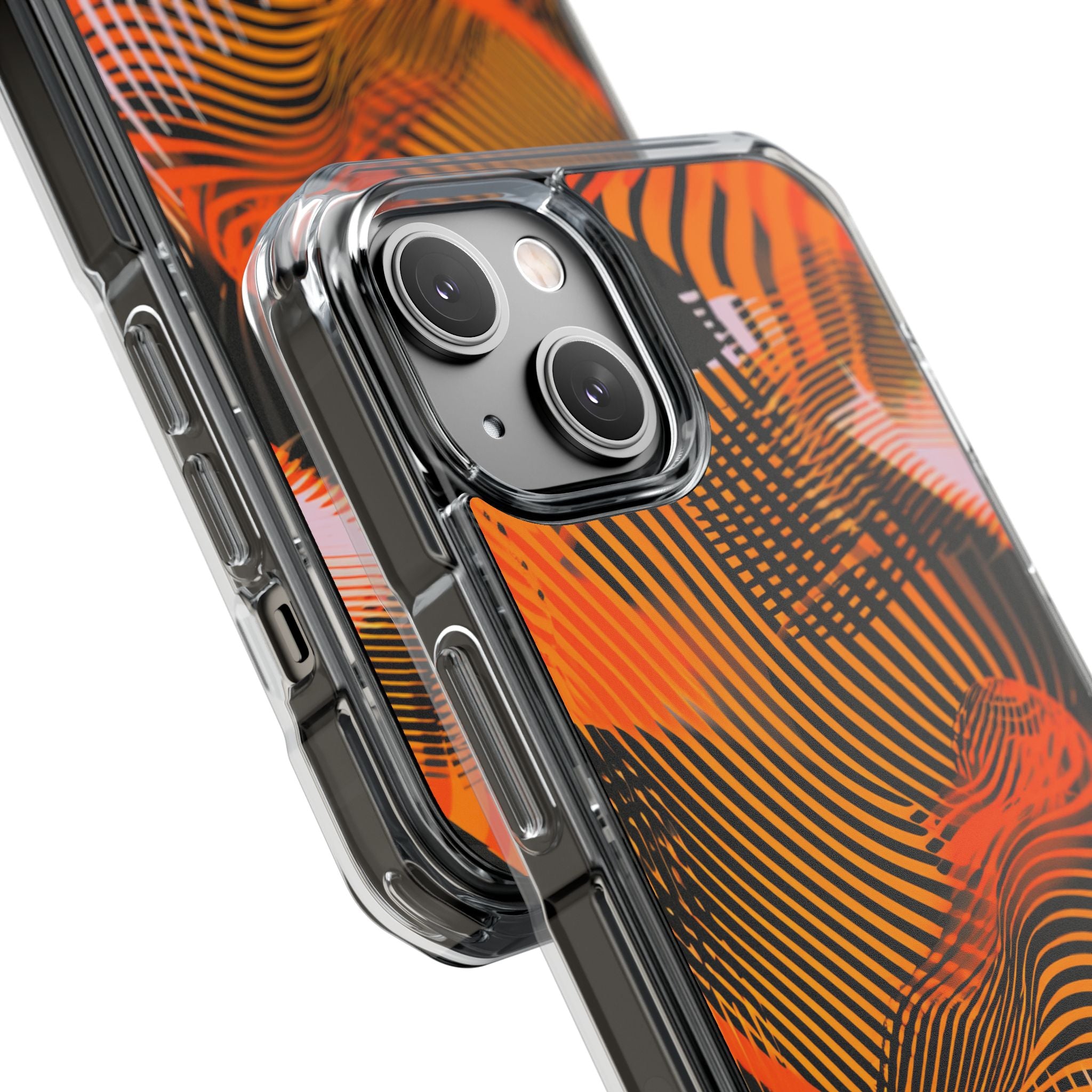 Pantone Tangerine  - Clear Impact Case for iPhone