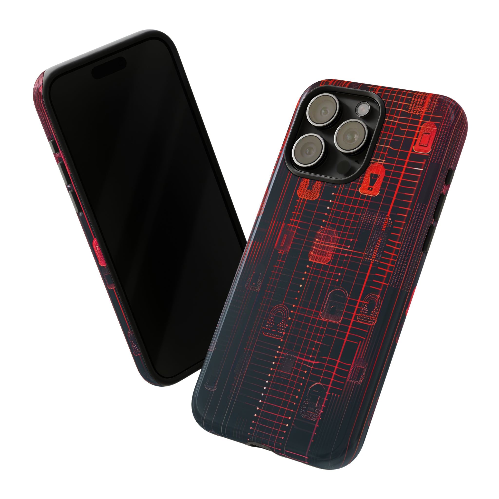 Encryption Aura: Security Gradient - Protective Phone Case