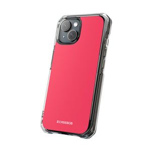 Neon Fuchsia | Phone Case for iPhone (Clear Impact Case - Magnetic)