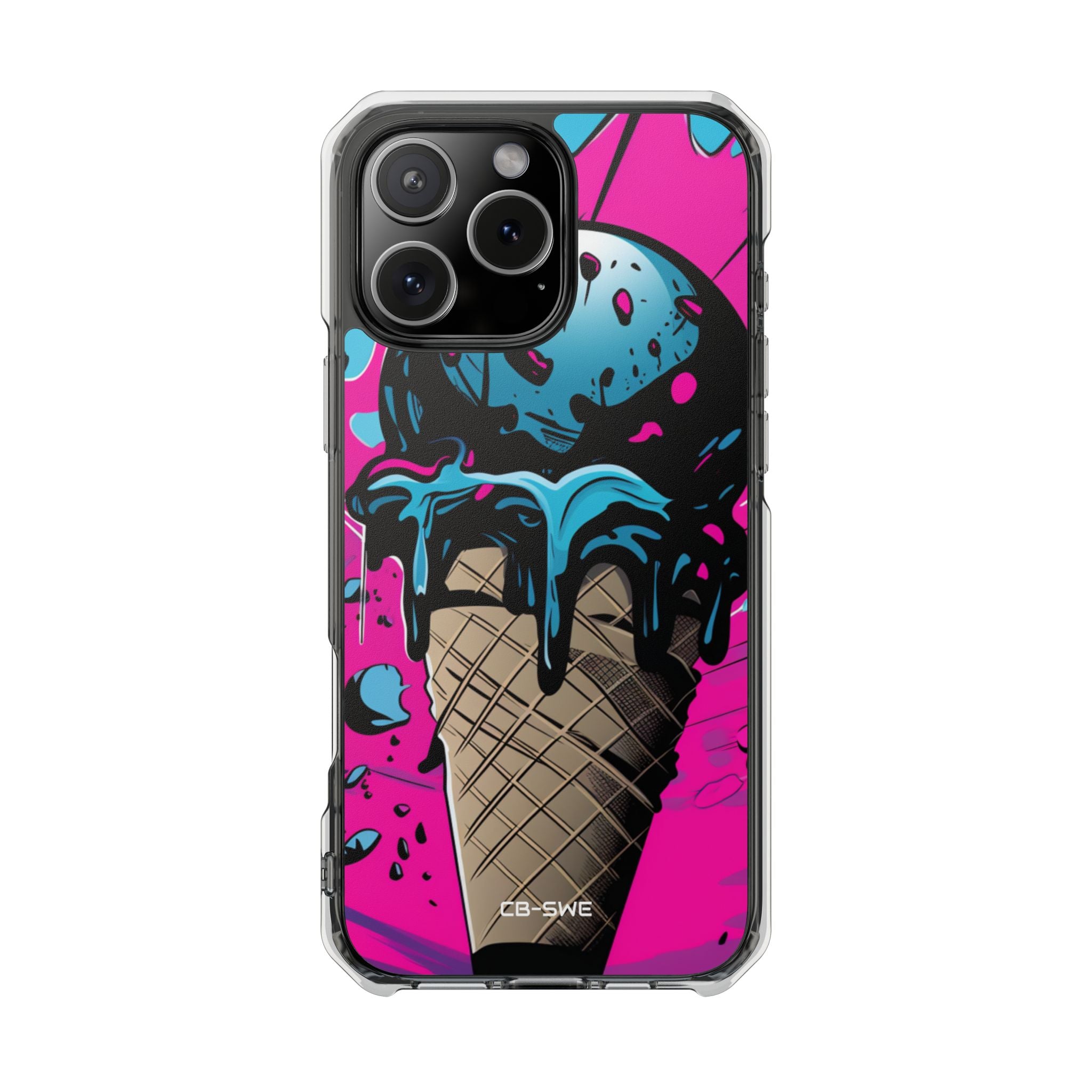 Vibrant Ice Cream Splash iPhone Case - Impact