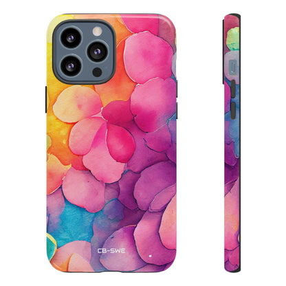 Vibrant Petal Fusion - iPhone Case