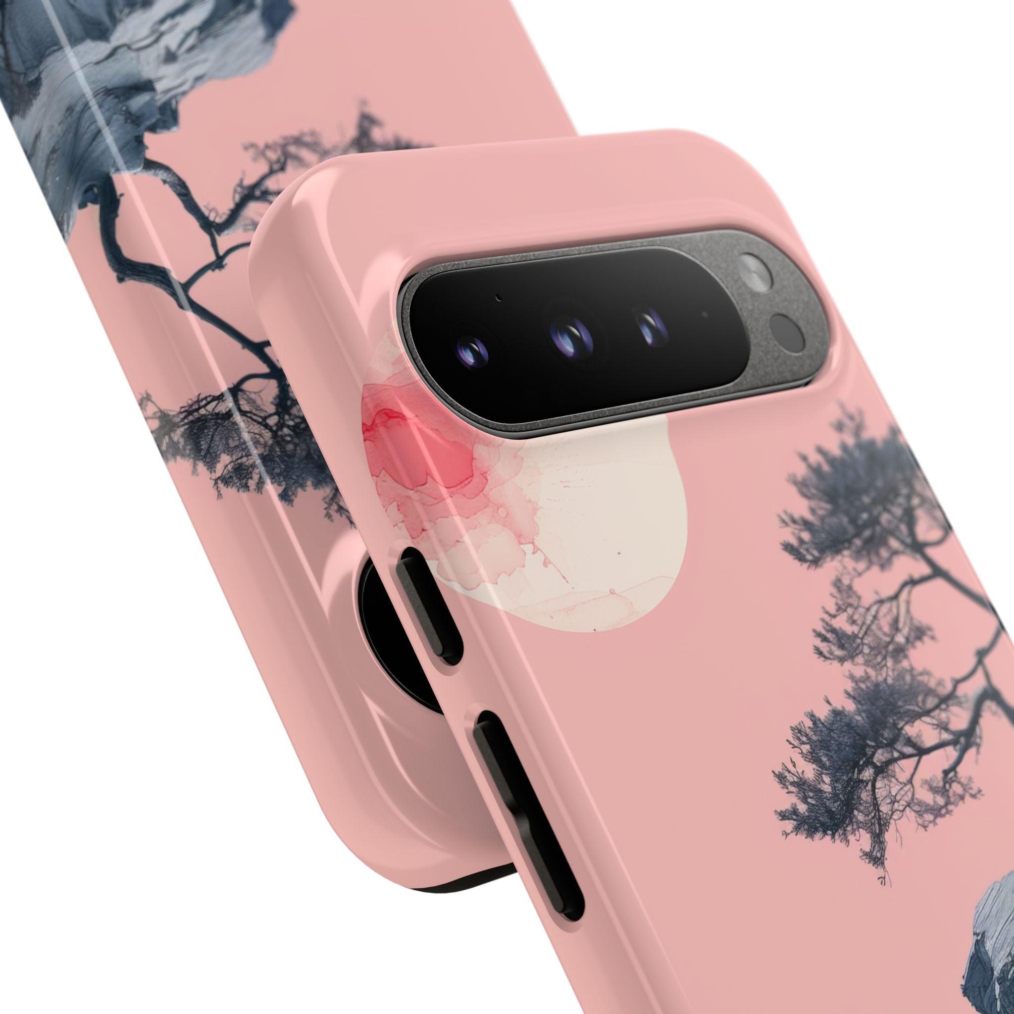 Crimson Moon Tree Google Pixel 9 Pro XL Case - Tough