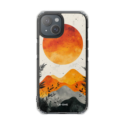 Sun Illuminates Mountains iPhone Case - Impact