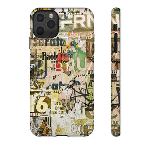 Grunge Vintage Poster - Protective Phone Case