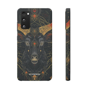 Himmlisches Taurus-Mystique | Schlanke Handyhülle für Samsung