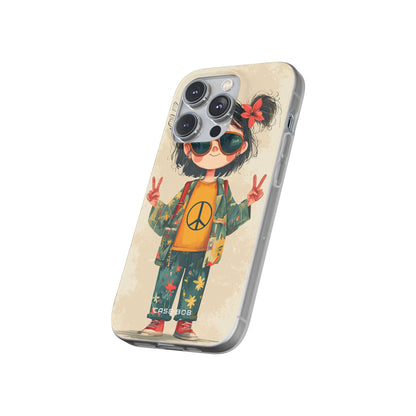 Peace Pigtails iPhone 14 Pro Case - Soft