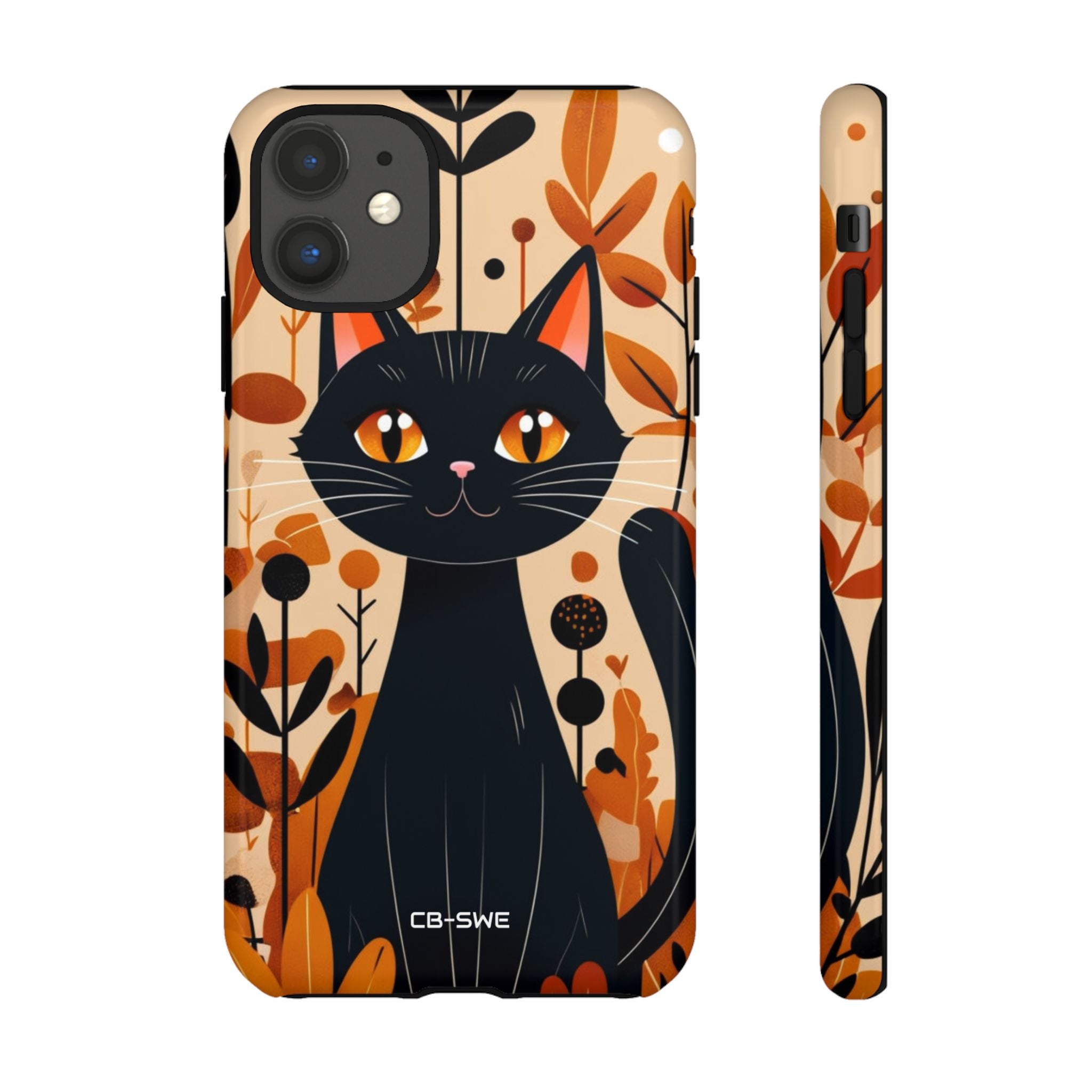 Autumnal Cat Whimsy - iPhone Case