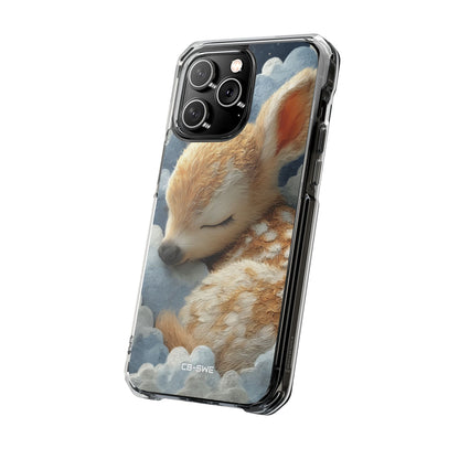 Dreaming Fawn Sleeps iPhone Case - Impact