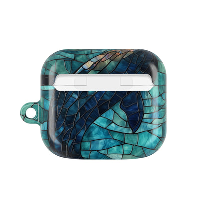 Blue Whale Mosaic - AirPods Case