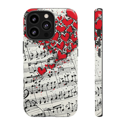 Lyric Harmony Serenade - Protective Phone Case