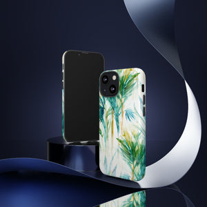 Watercolor Tropical Trees - Protective Phone Case