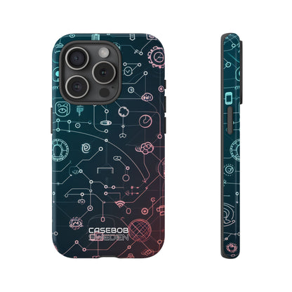 Digital Circuit Flow iPhone 15 - Tough