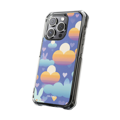 Bunnies Dance Among Clouds iPhone Case - Impact