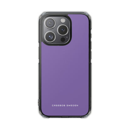 Medium Purple iPhone 15 - Clear Impact Phone Case