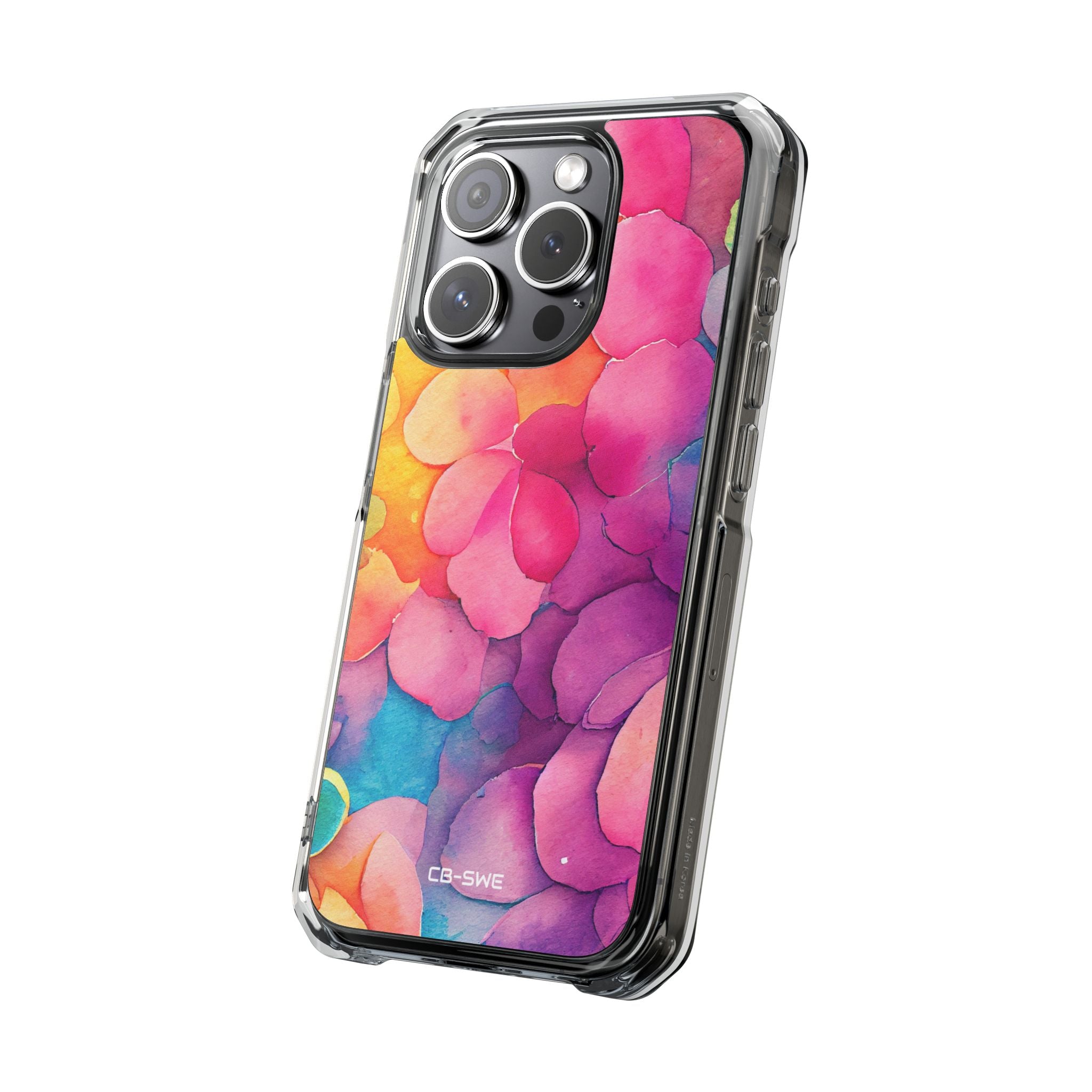 Vibrant Petal Fusion iPhone Case - Impact