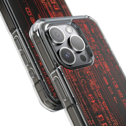 Neon Circuit Dreams iPhone 15 - Impact Clear+