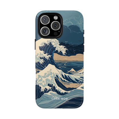 Cresting Blue Wave iPhone 16 Pro Max Case - Tough