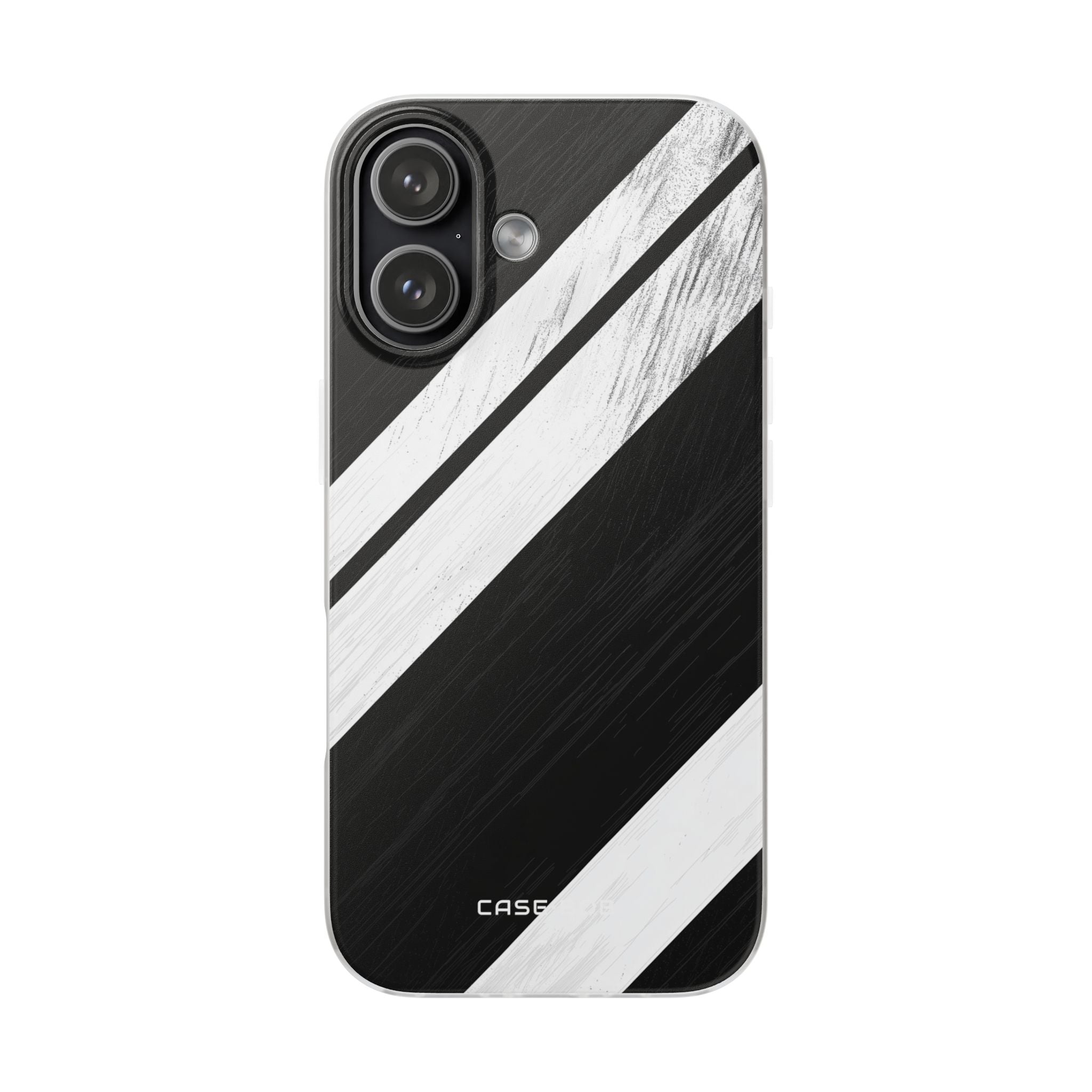 Distressed Stripe Motion iPhone 17 Case - Soft