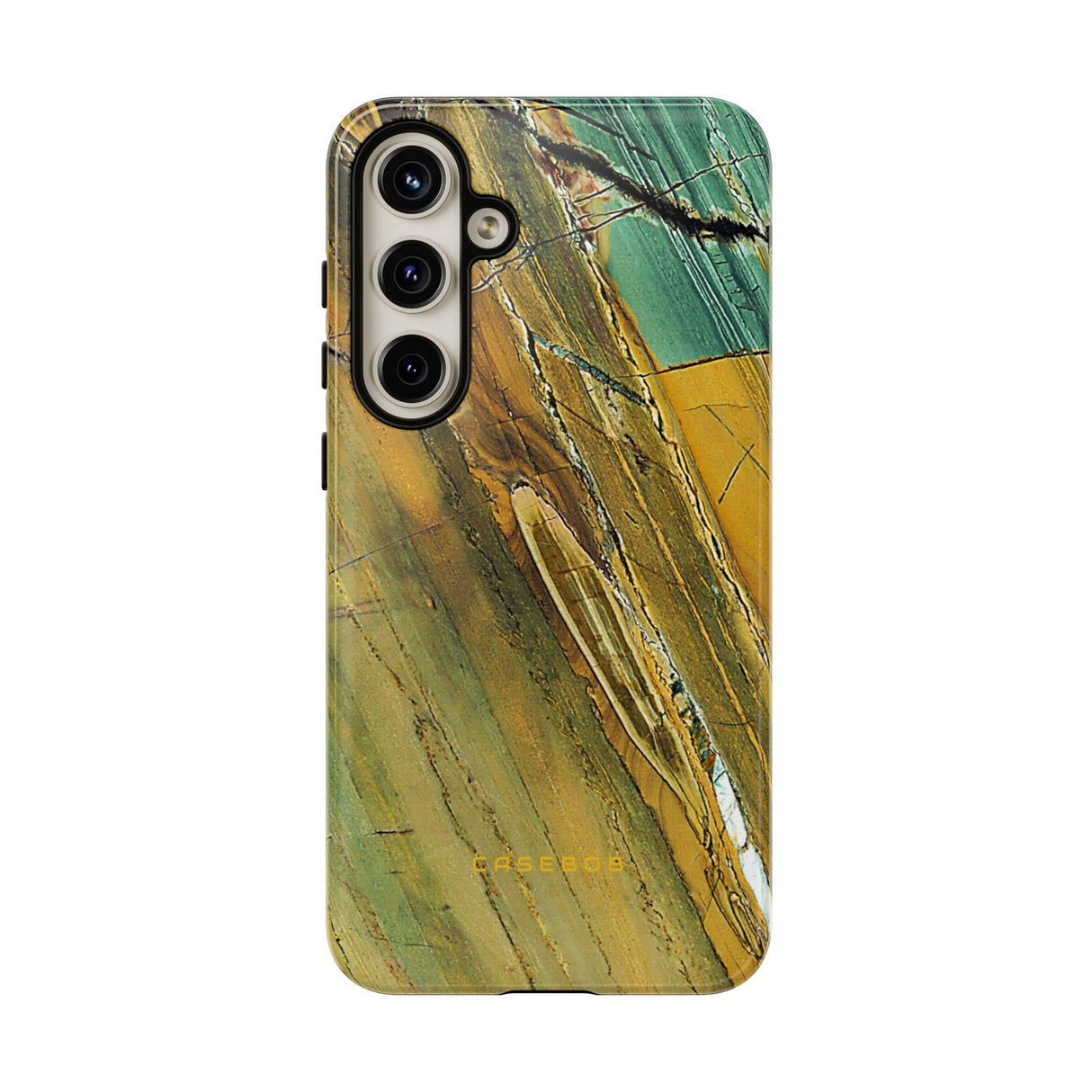 Cracked Yellow - Protective Phone Case