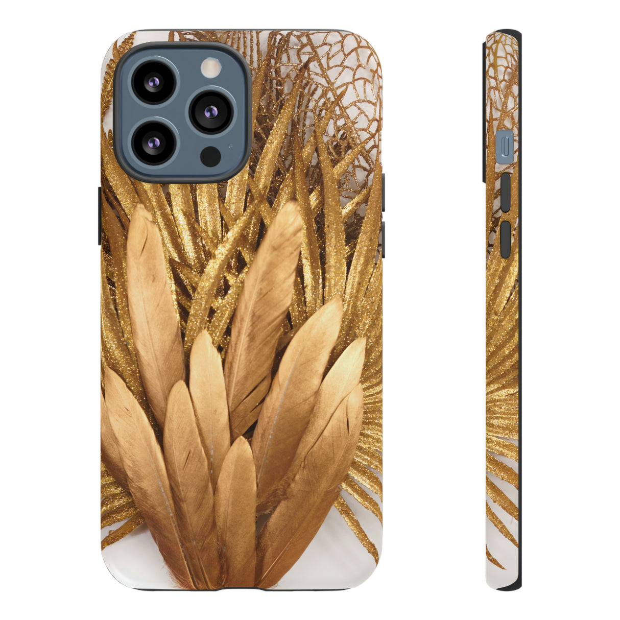 Gold Feather - Protective Phone Case