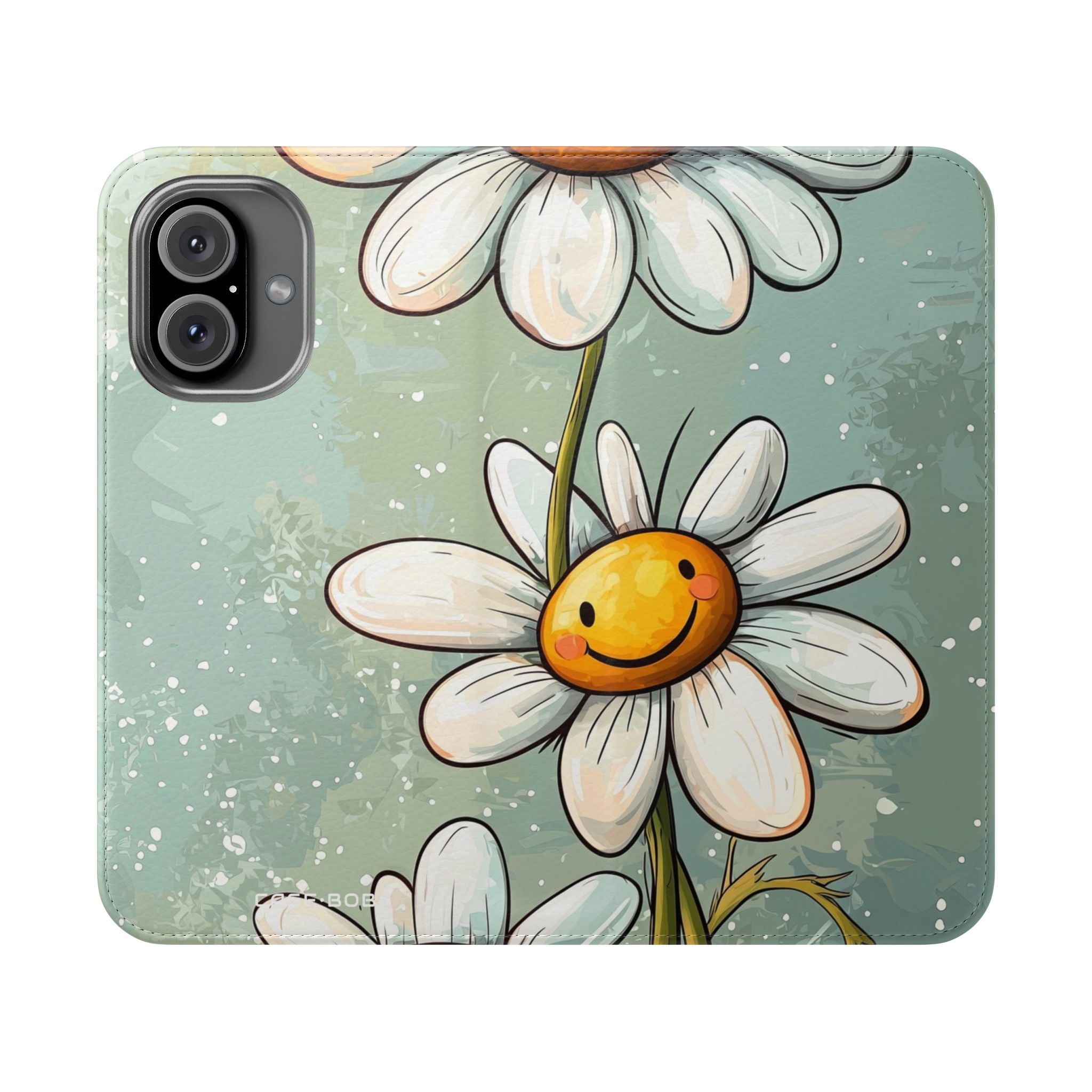 Smiling Daisies Burst - iPhone 16  Case - Wallet