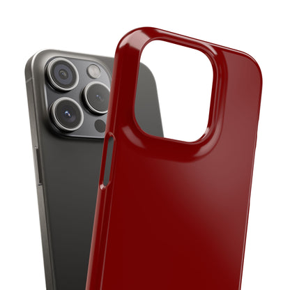 Maroon iPhone 15 - Slim Phone Case