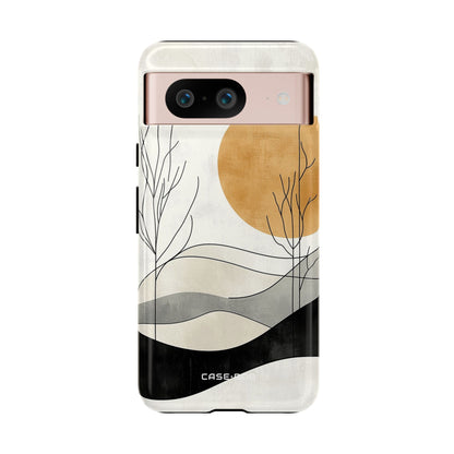 Orange Halo Google Pixel 8 Case - Tough