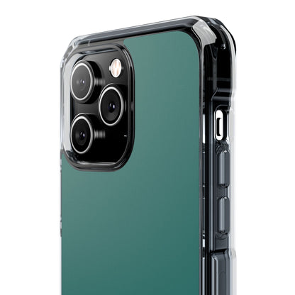 Myrtle Green - Clear Impact Case for iPhone