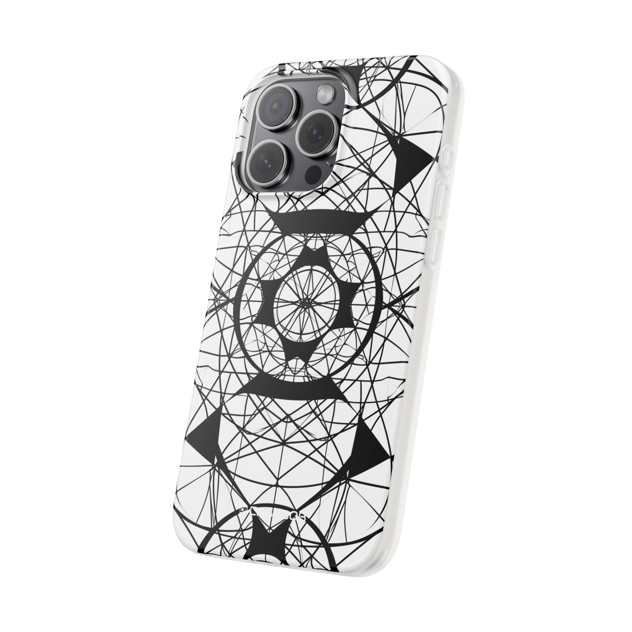 Geometric Hypnosis | Flexible Phone Case for iPhone