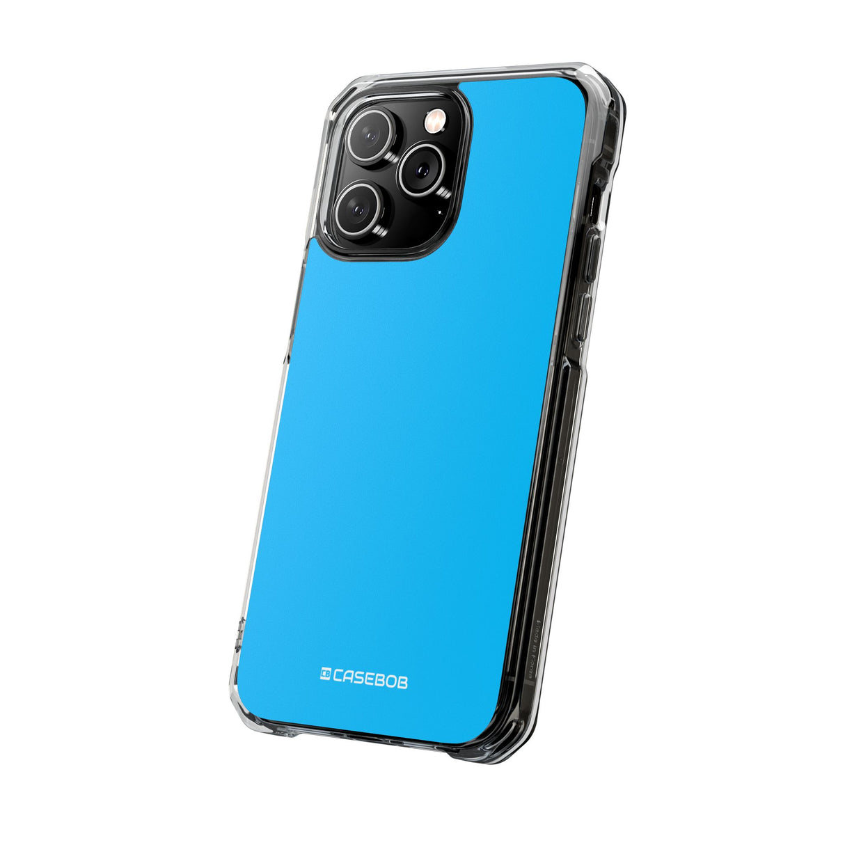 Deep Sky Blue | Phone Case for iPhone (Clear Impact Case - Magnetic)