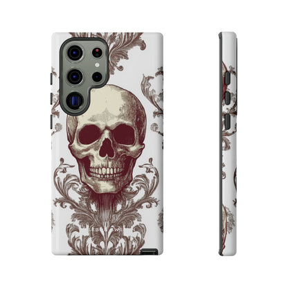 Gothic Skulls and Ornate Foliage Samsung S23 - Tough Phone Case