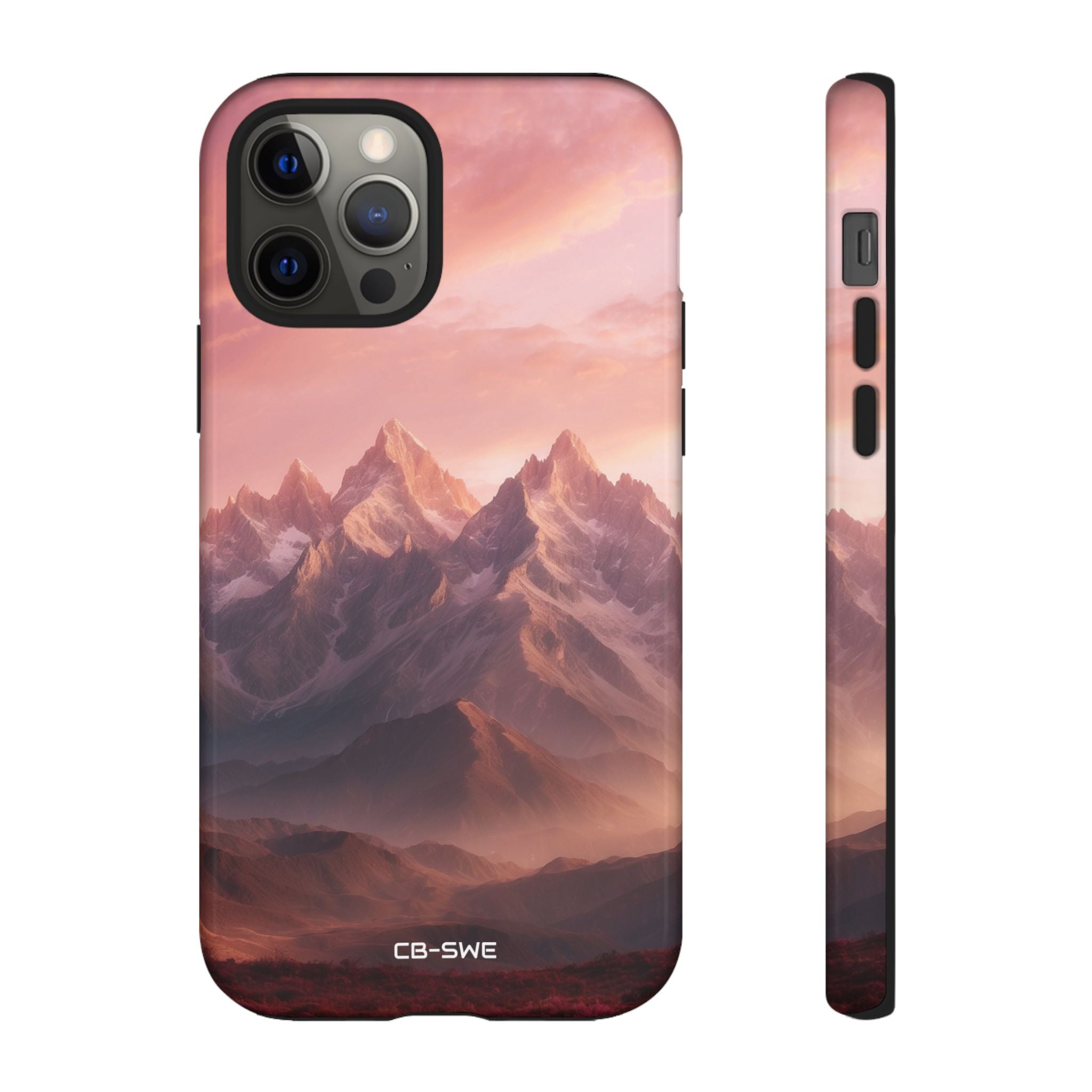 Vibrant Peaks Emerge - iPhone Case