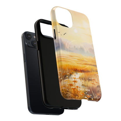Glowing Sunrise iPhone 14 Plus Case - Tough+
