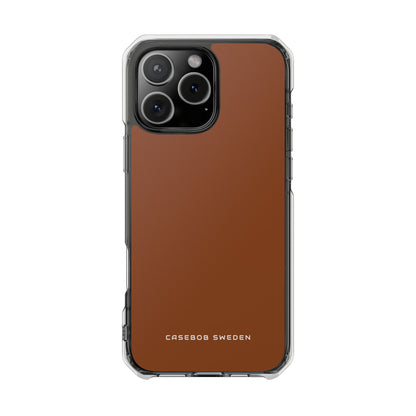 Saddle Brown iPhone 16 - Clear Impact Phone Case