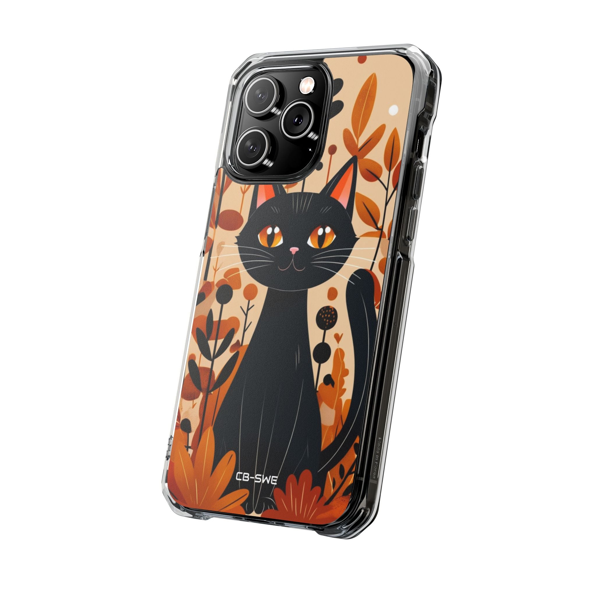 Autumnal Cat Whimsy iPhone Case - Impact