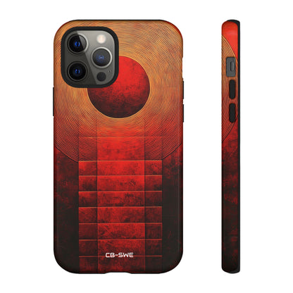 Circular Convergence Glows - iPhone Case