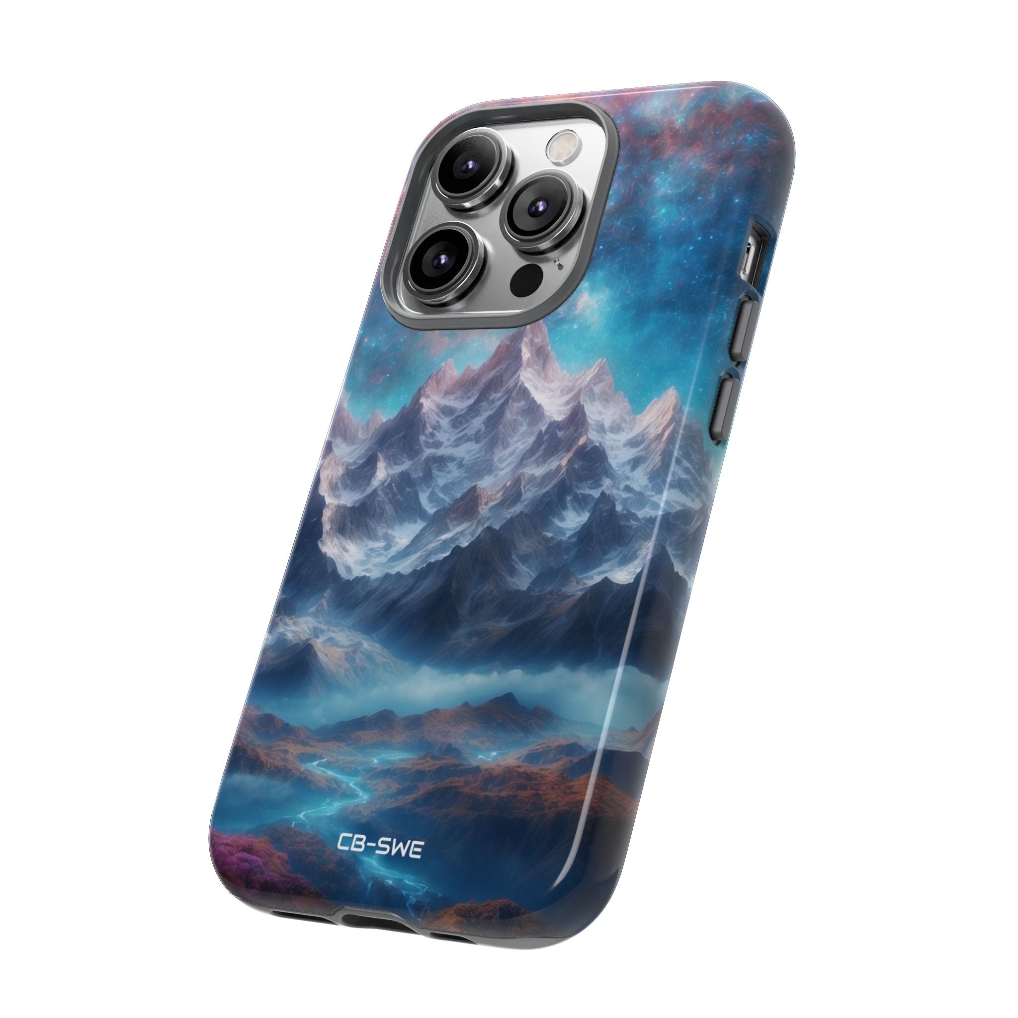 Celestial Mountains Rise - iPhone Case