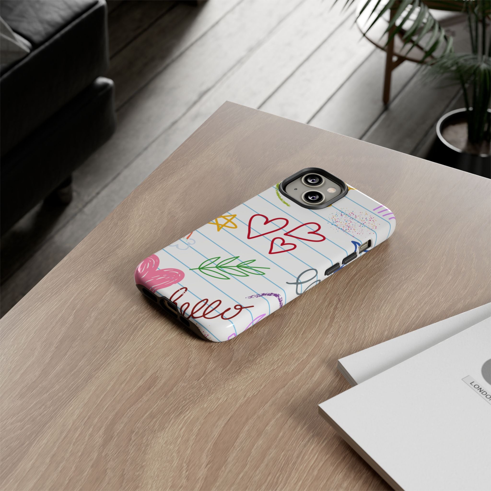 Hearts Dance Happily - iPhone Case