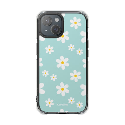 Daisies On Blue iPhone Case - Impact