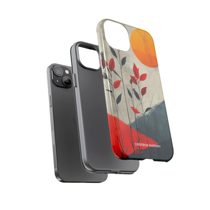 Gray Sunscape - Tough iPhone 14 Phone Case