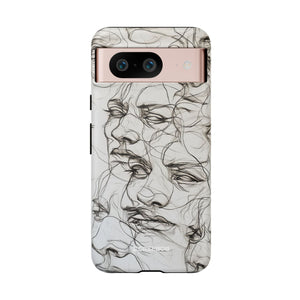 Ethereal Faces | Protective Phone Case for Google Pixel