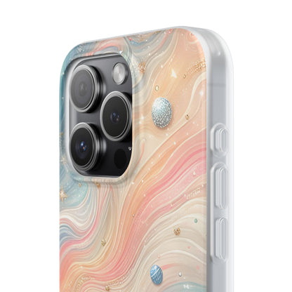Iridescent Swirls iPhone 15 Pro Case - Soft