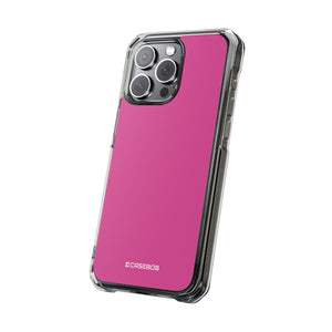 Pink Pantone | Handyhülle für iPhone (Clear Impact Case – magnetisch) 